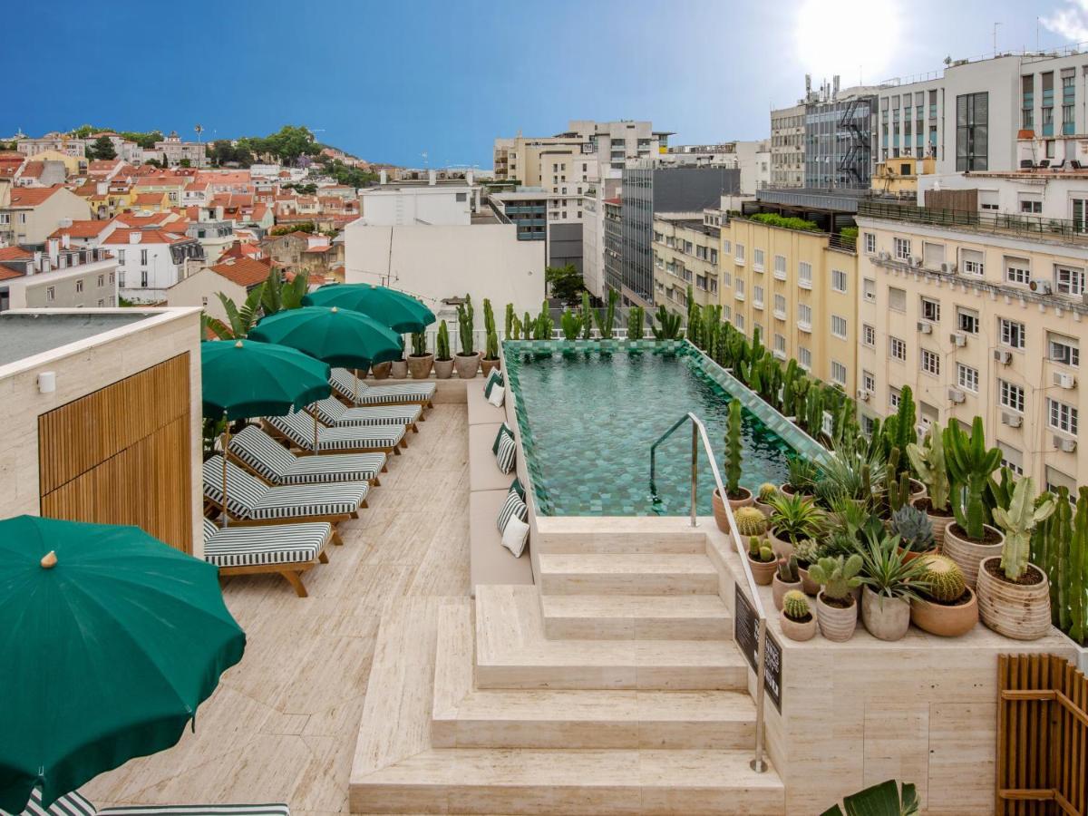 Browns Avenue Hotel Lisboa Eksteriør billede Rooftop pool