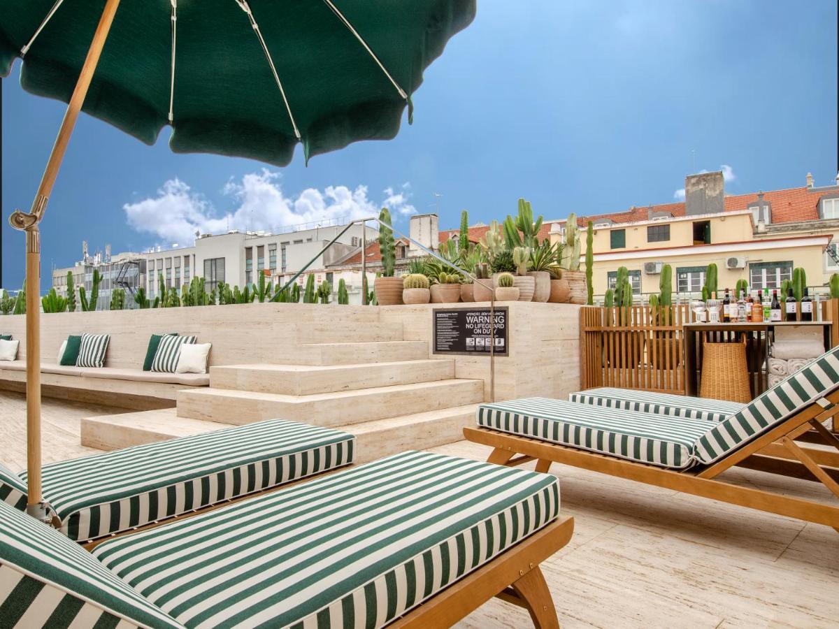 Browns Avenue Hotel Lisboa Eksteriør billede Rooftop terrace